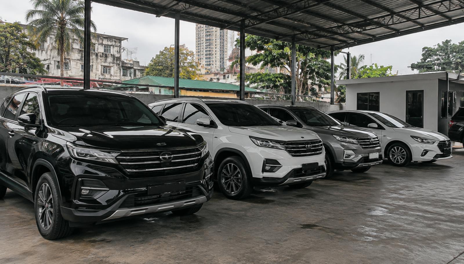 Units parked at the Zayon lot